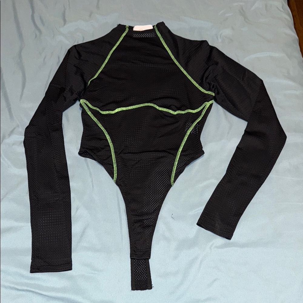 Black Long Sleeve Bodysuit